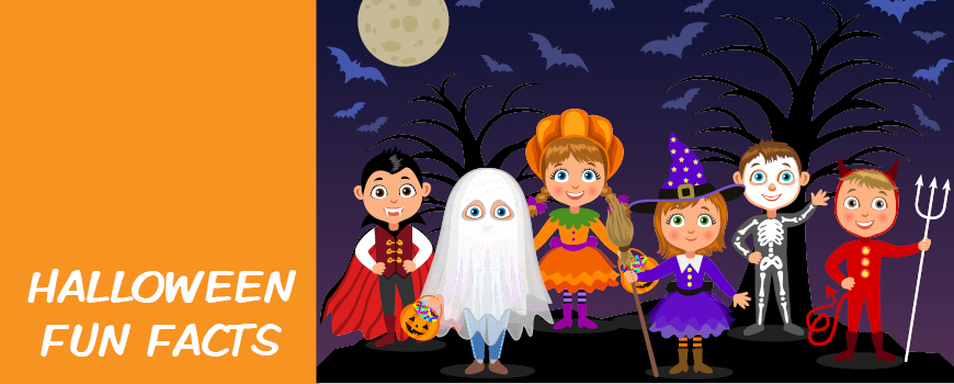 Halloween Fun Facts - Kids dressed up image 