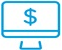 image of a computer screen with a dollar sign icon